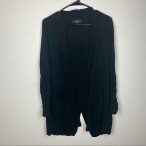 Target Mossimo Black Open Front Cardigan